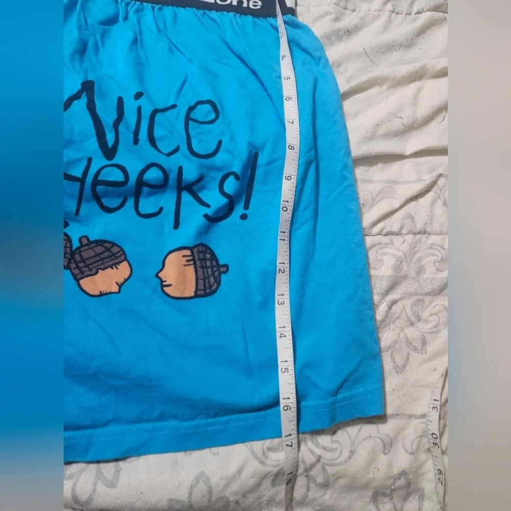 Lazy One Vibrant Blue Boxers With Squirrel On The Back!